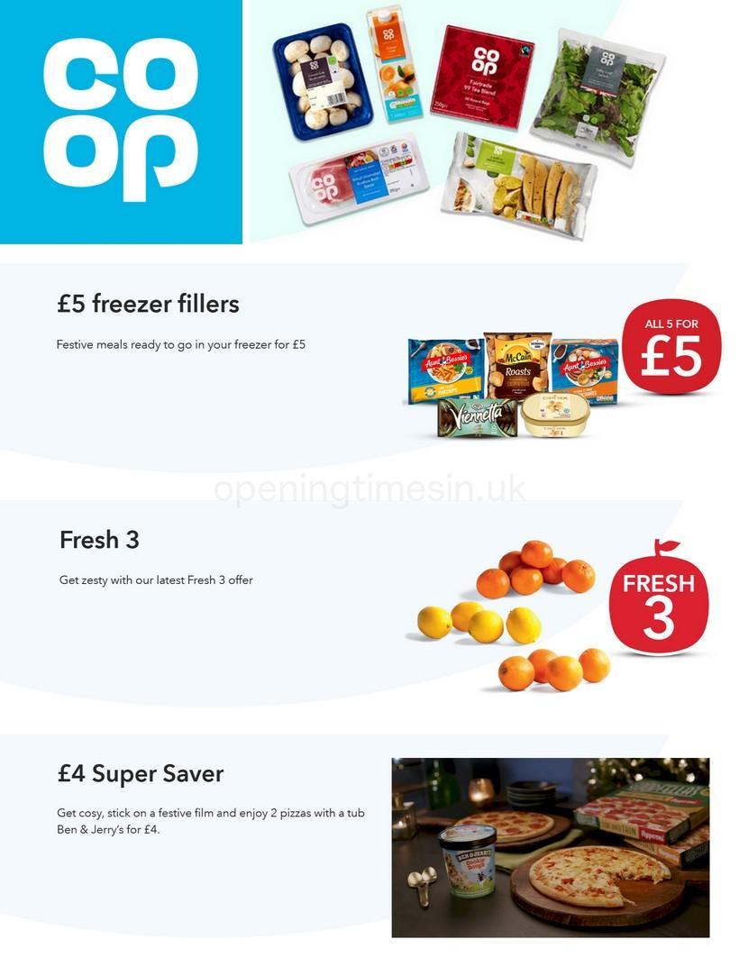 Co-op Food Offers from 9 December