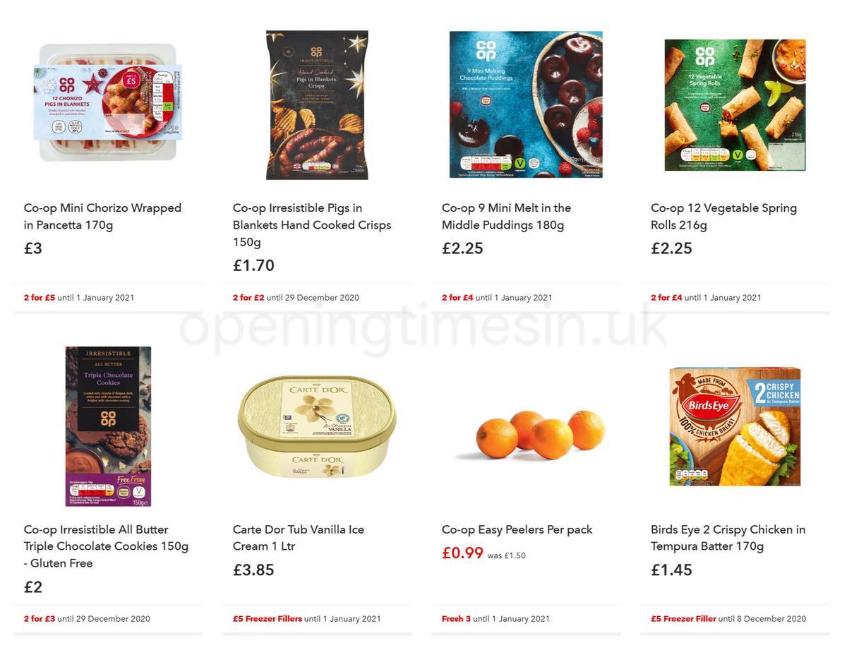Co-op Food Offers from 9 December