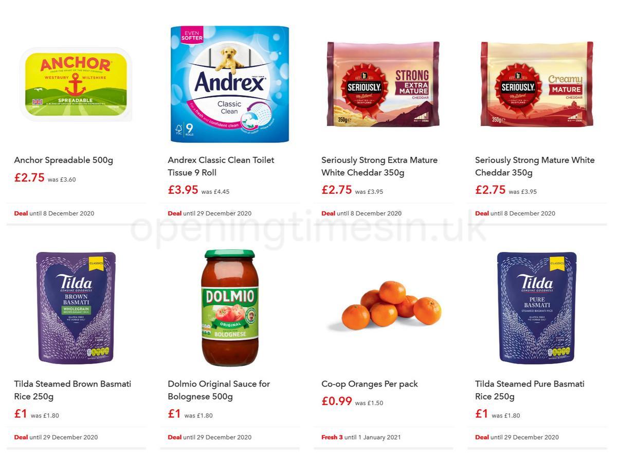 Co-op Food Offers from 9 December