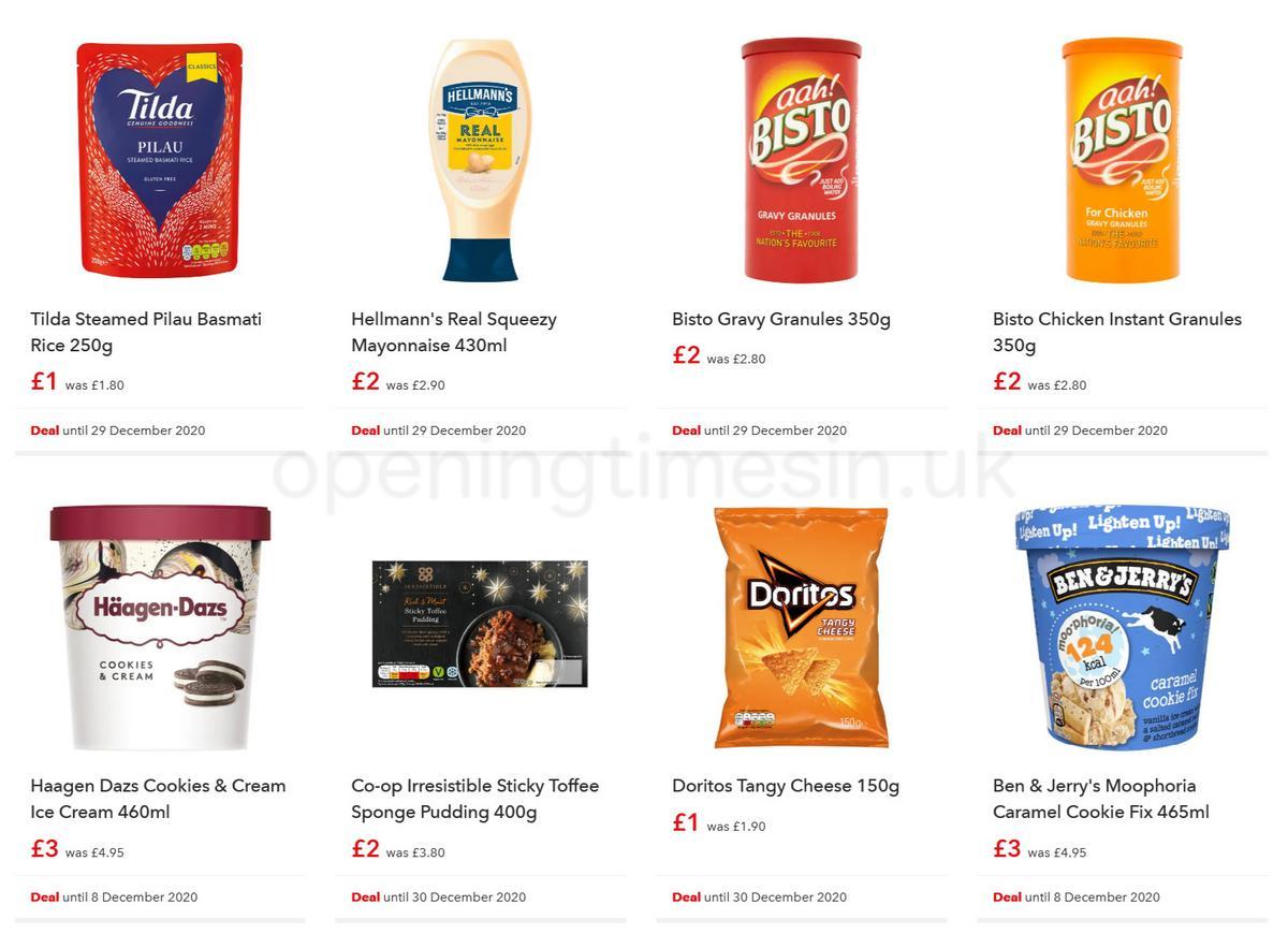 Co-op Food Offers from 9 December