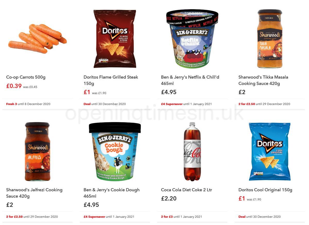 Co-op Food Offers from 9 December