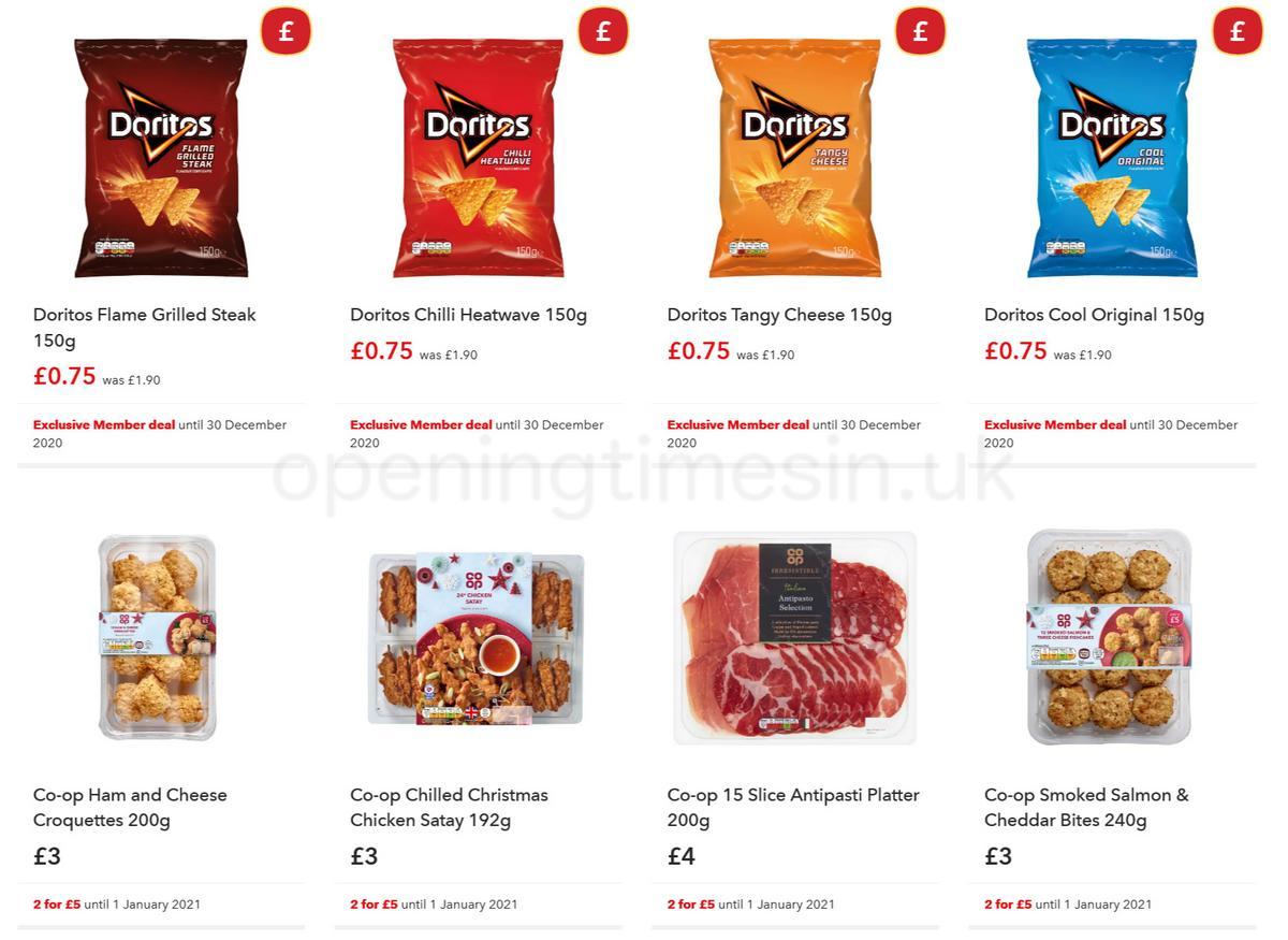 Co-op Food Offers from 9 December