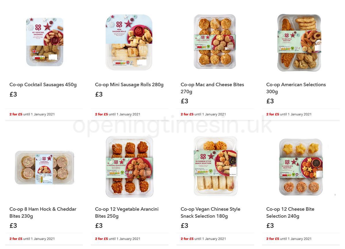 Co-op Food Offers from 9 December