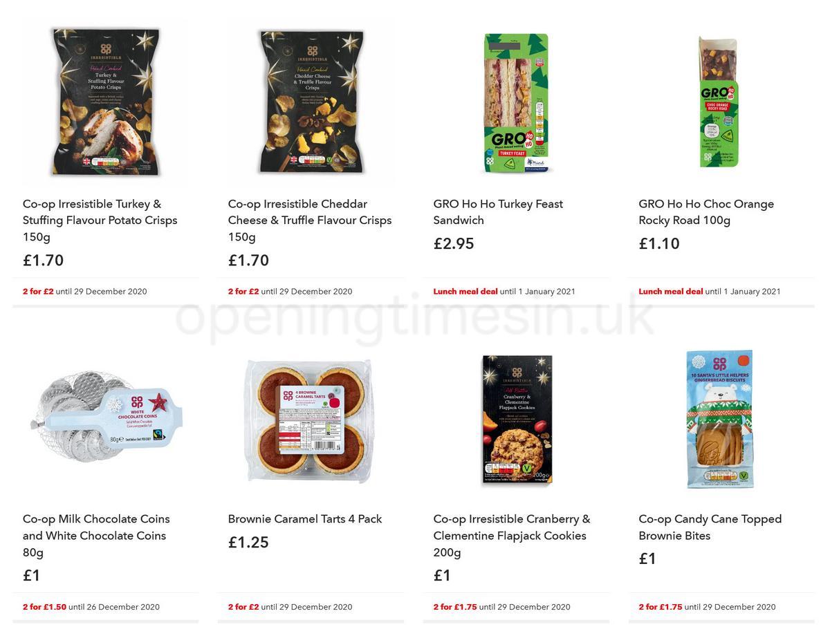 Co-op Food Offers from 9 December