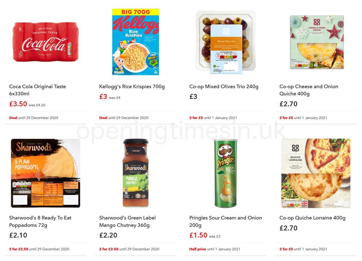 Co-op Food Offers from 9 December