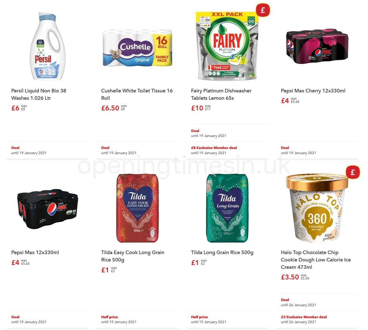 Co-op Food Offers from 2 January