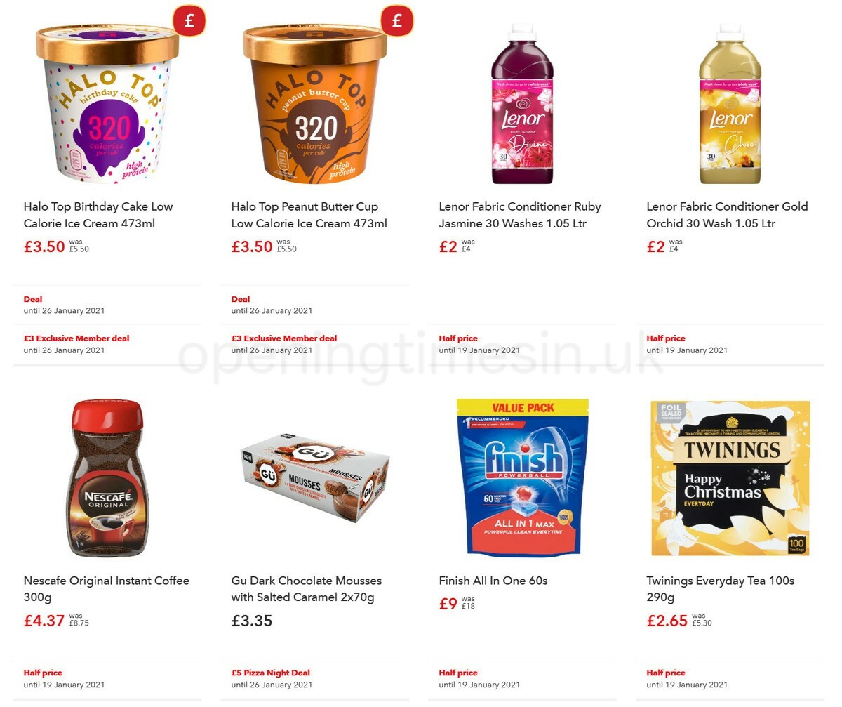 Co-op Food Offers from 2 January