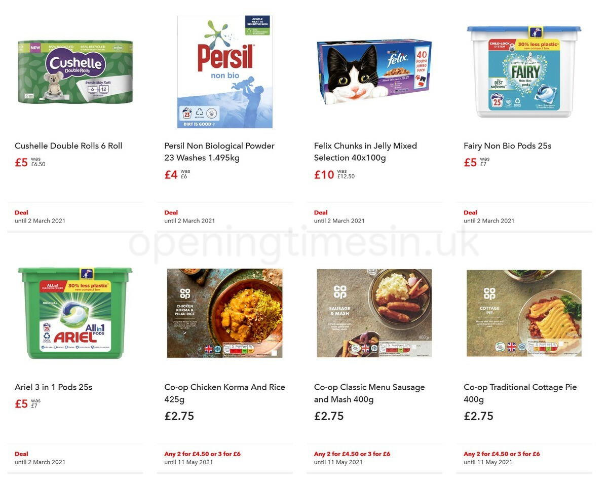 Co-op Food Offers from 17 February