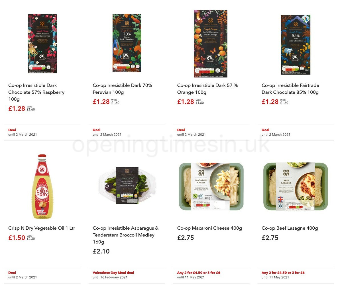 Co-op Food Offers from 17 February