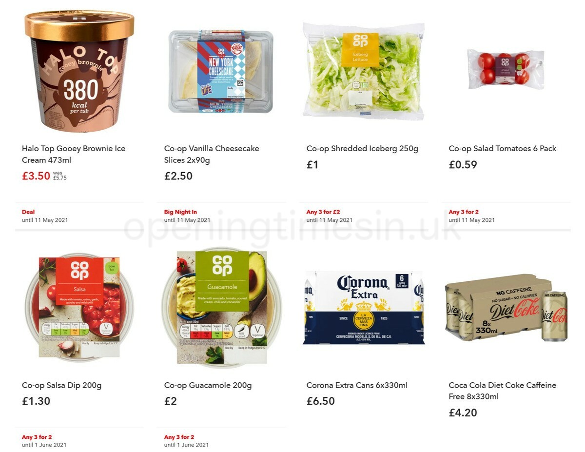 Co-op Food Offers from 12 May