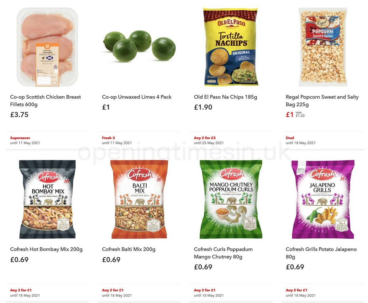 Co-op Food Offers from 12 May