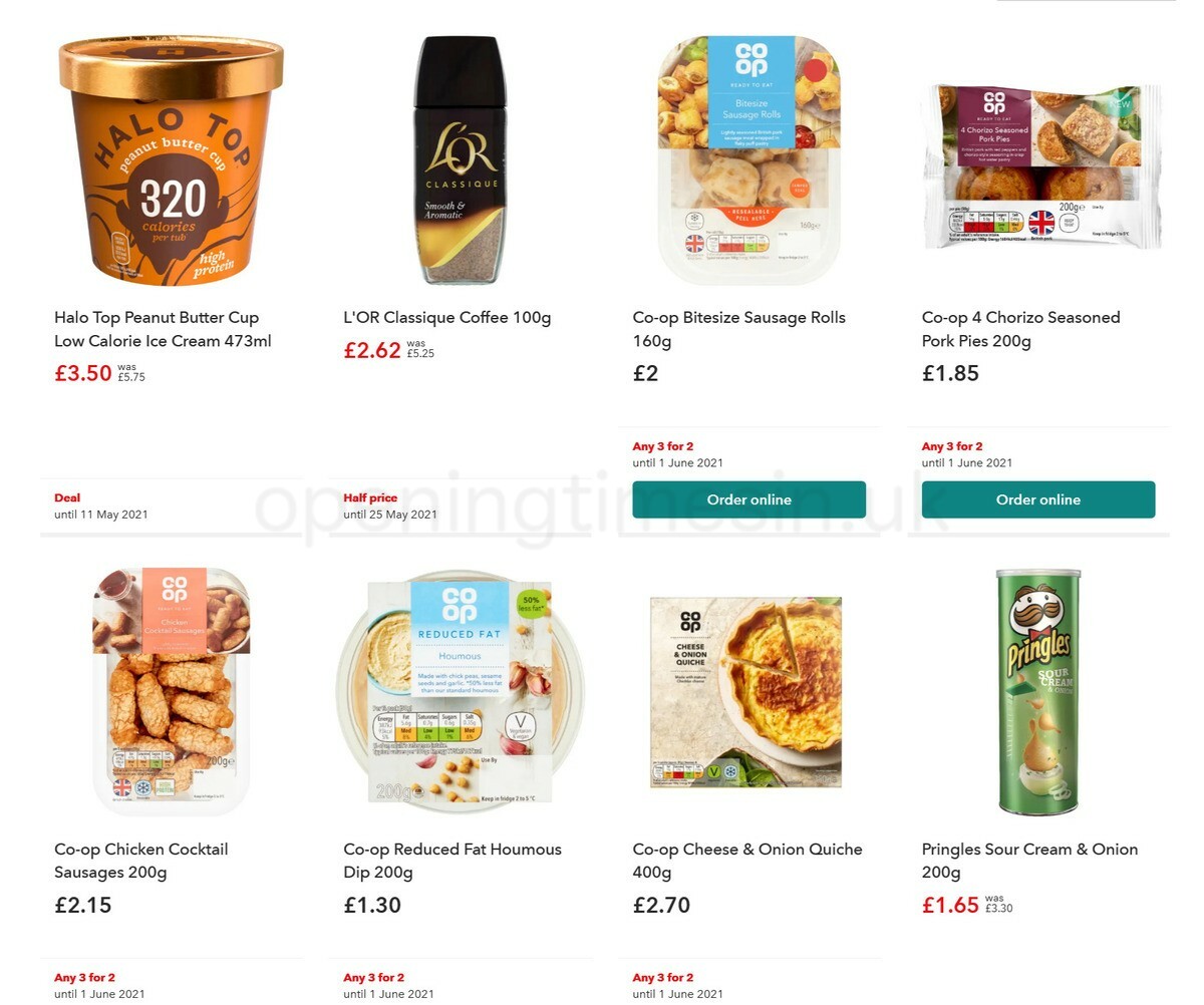Co-op Food Offers from 12 May