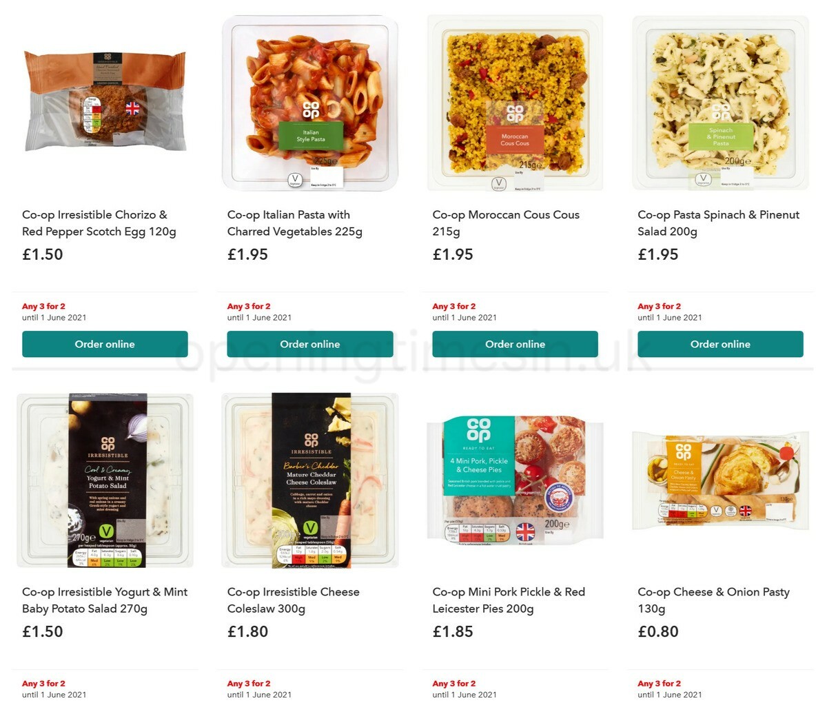 Co-op Food Offers from 12 May