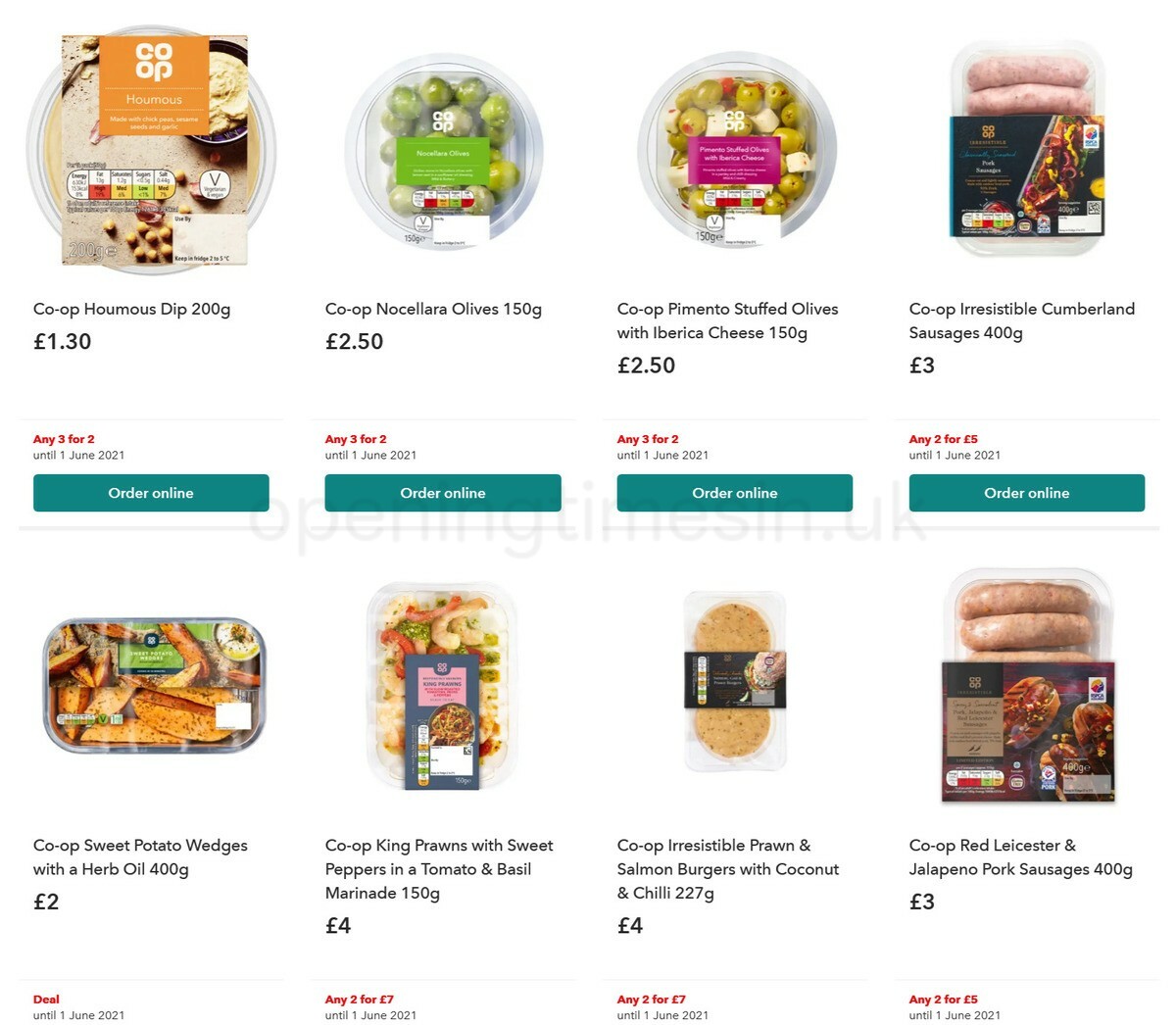 Co-op Food Offers from 12 May
