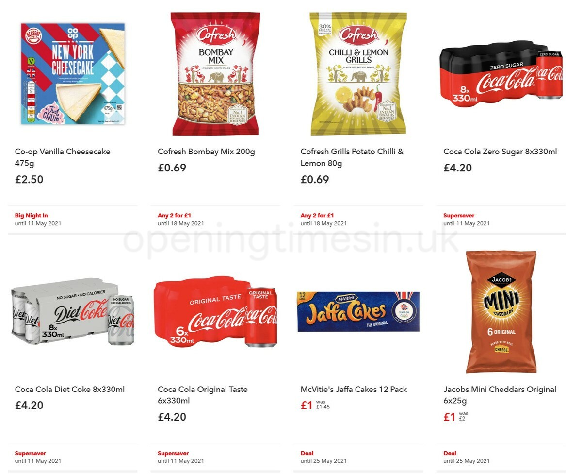 Co-op Food Offers from 12 May