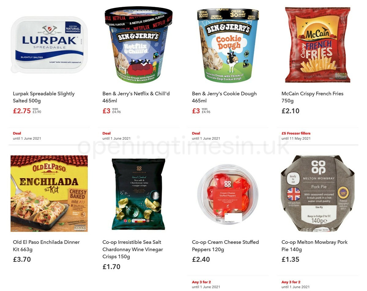 Co-op Food Offers from 12 May