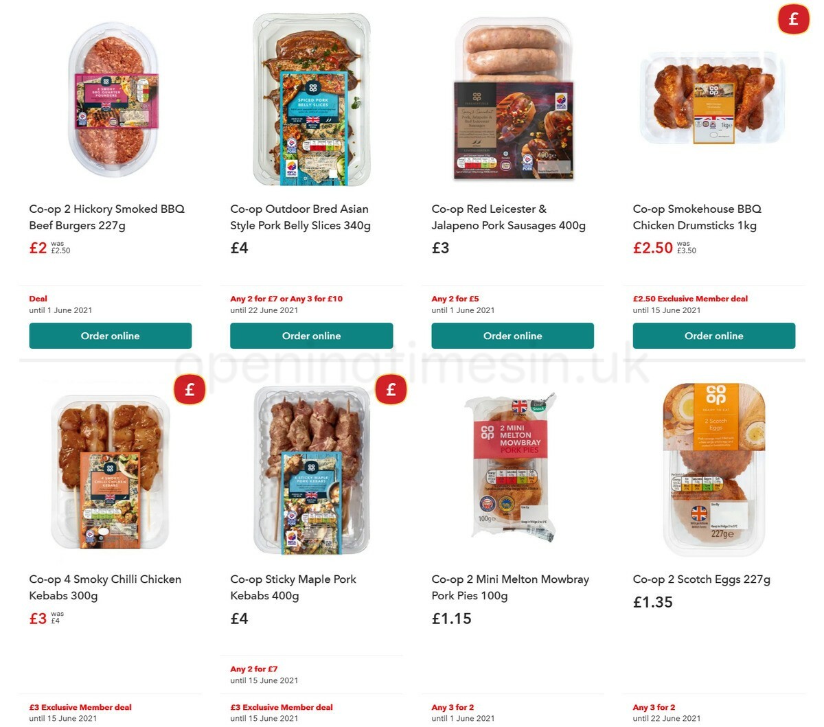Co-op Food Offers from 2 June