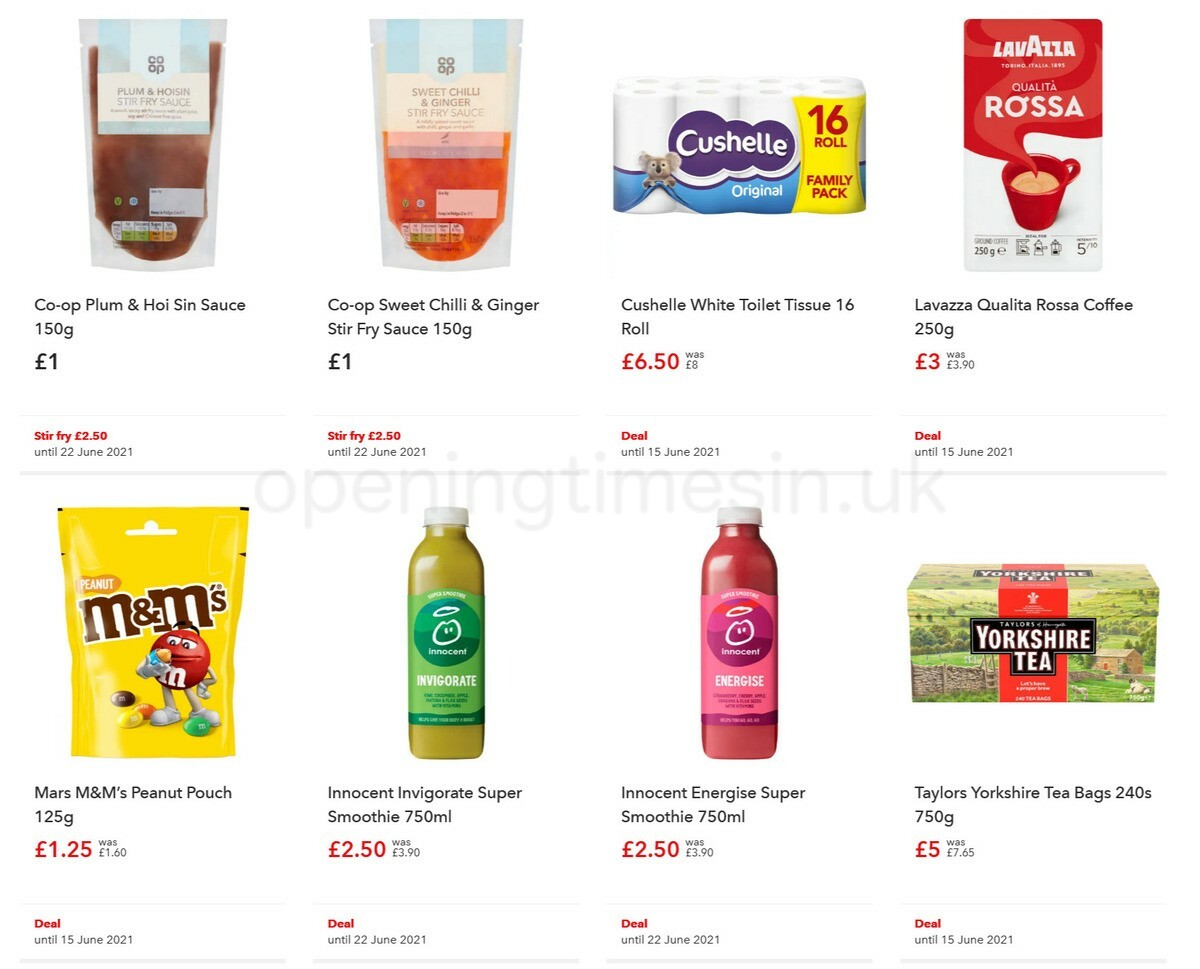Co-op Food Offers from 2 June