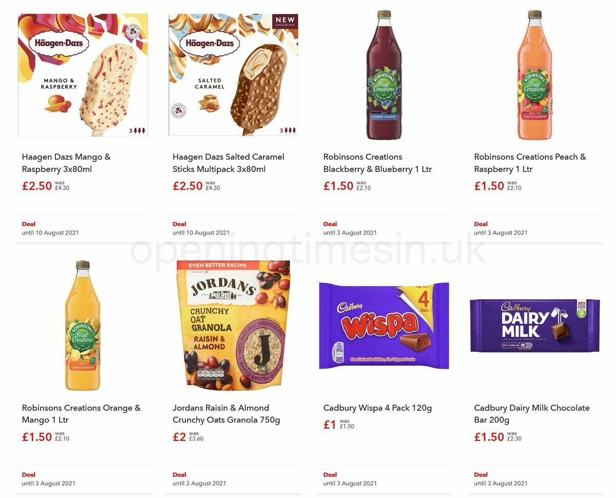Co-op Food Offers from 21 July
