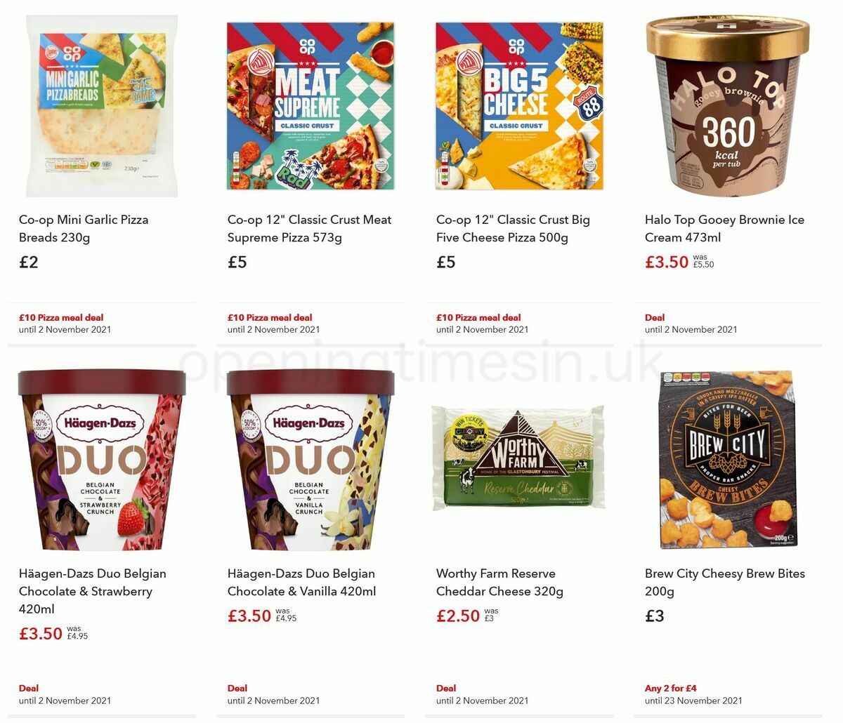 Co-op Food Offers from 13 October