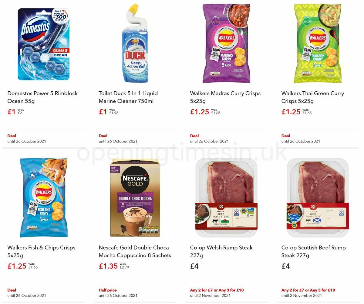 Co-op Food Offers from 13 October