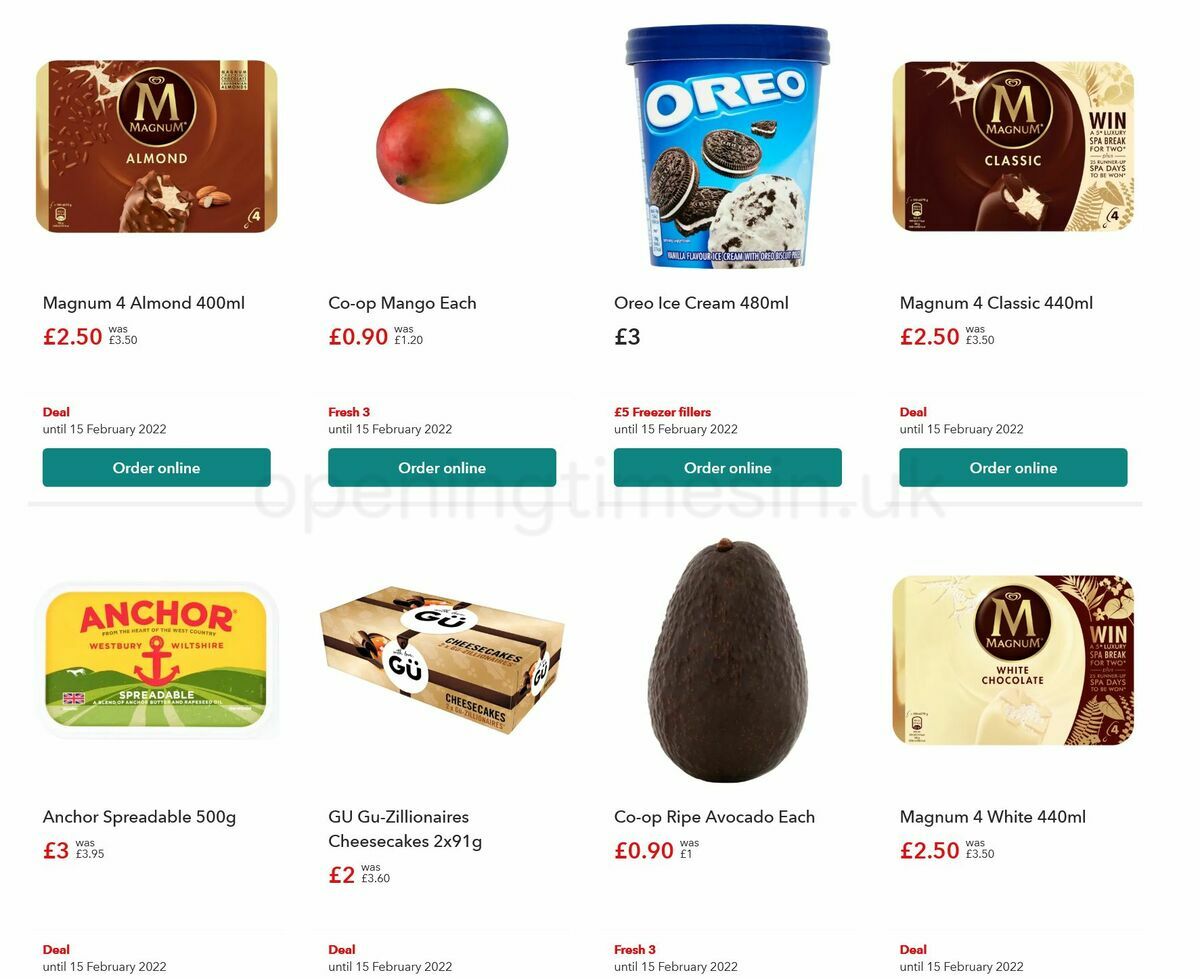 Co-op Food Offers from 26 January