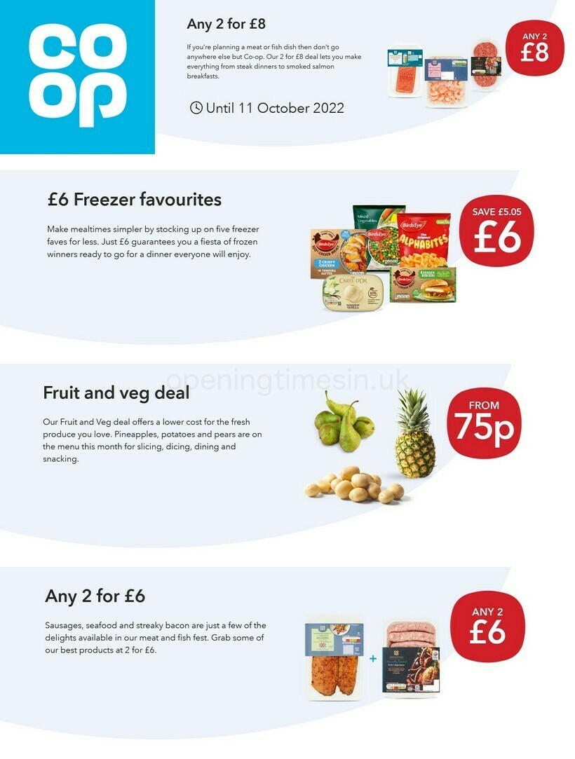 Co-op Food Offers from 21 September