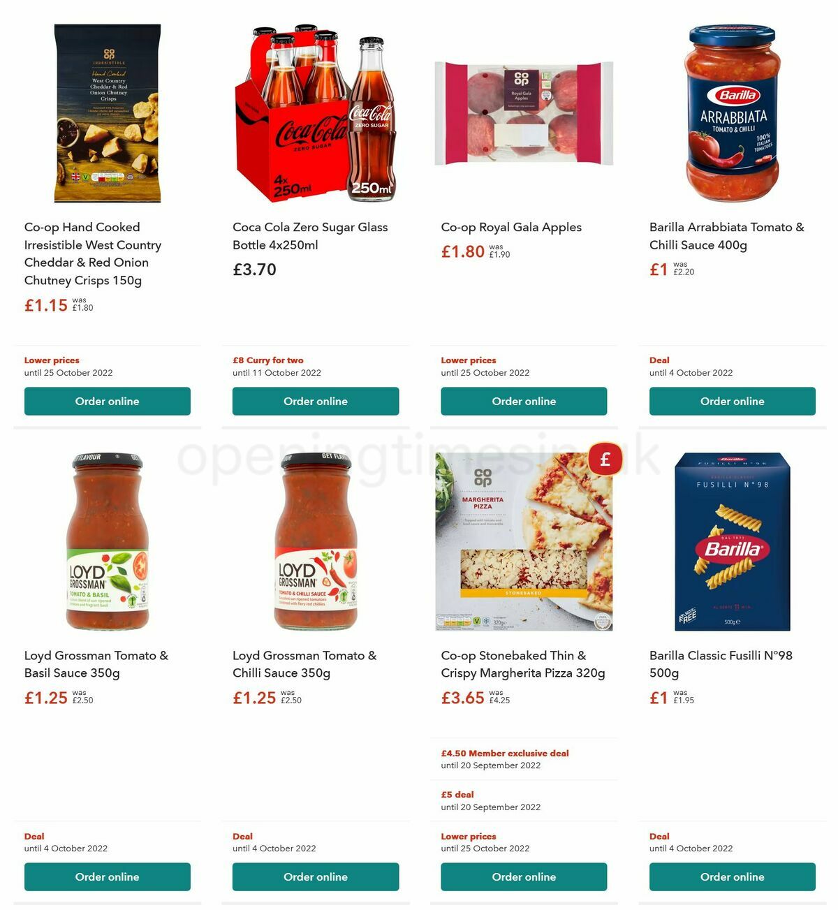 Co-op Food Offers from 21 September