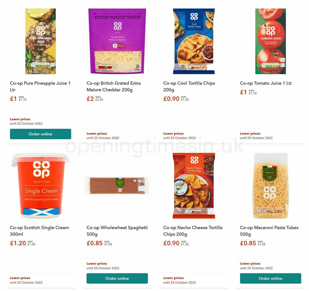 Co-op Food Offers from 21 September