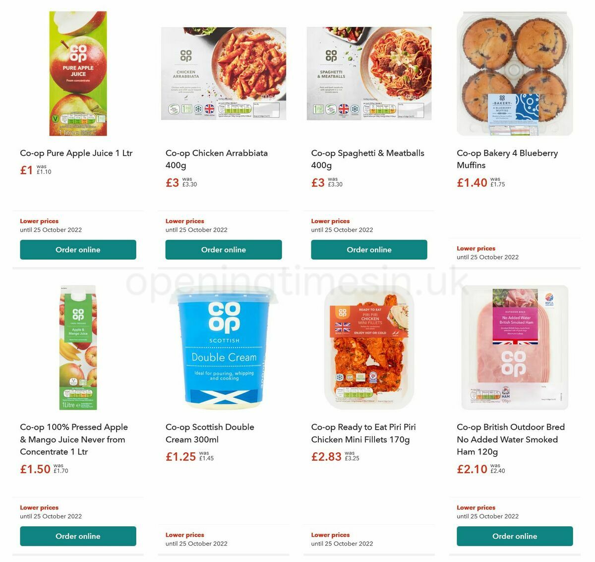 Co-op Food Offers from 21 September