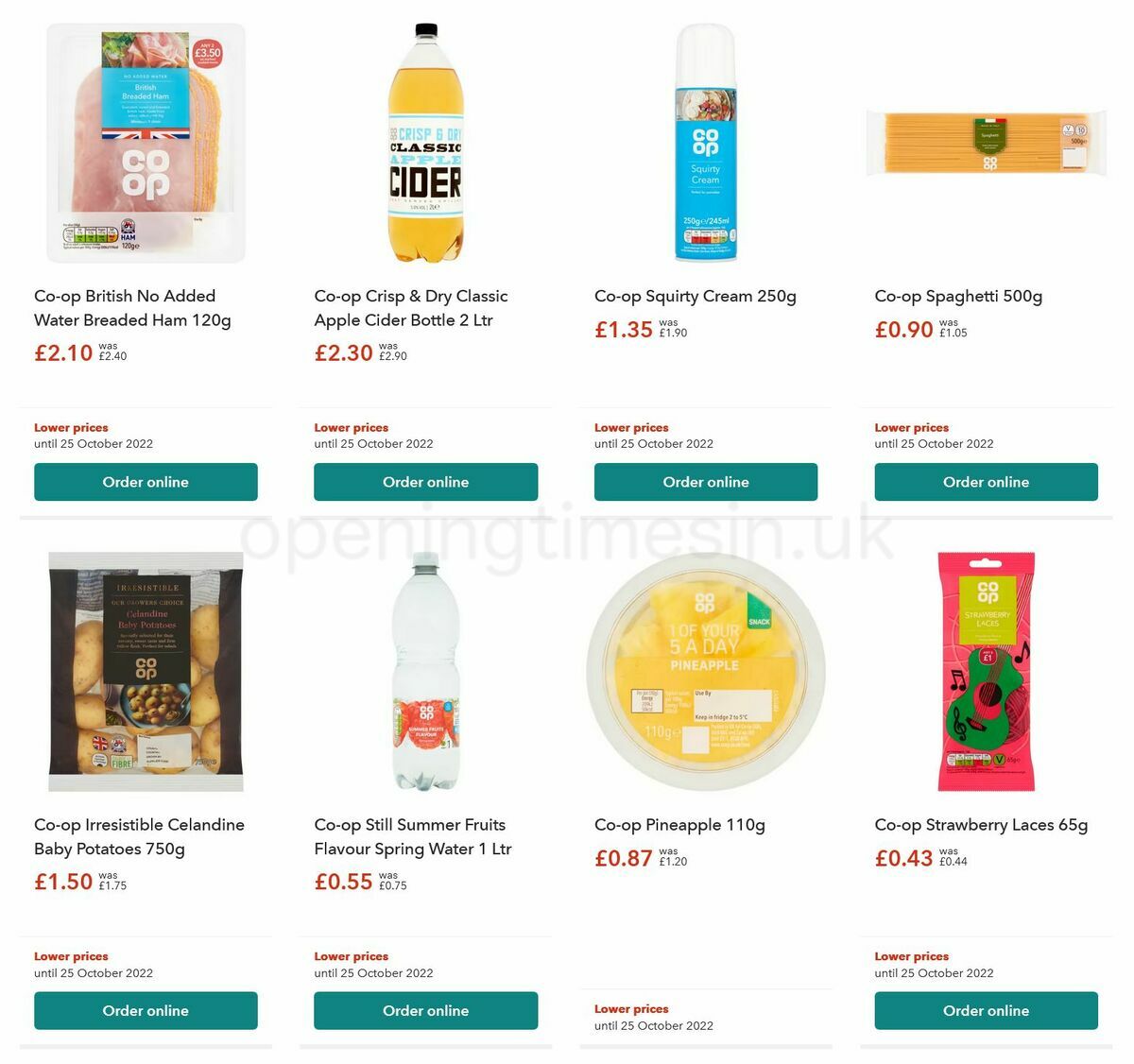 Co-op Food Offers from 21 September
