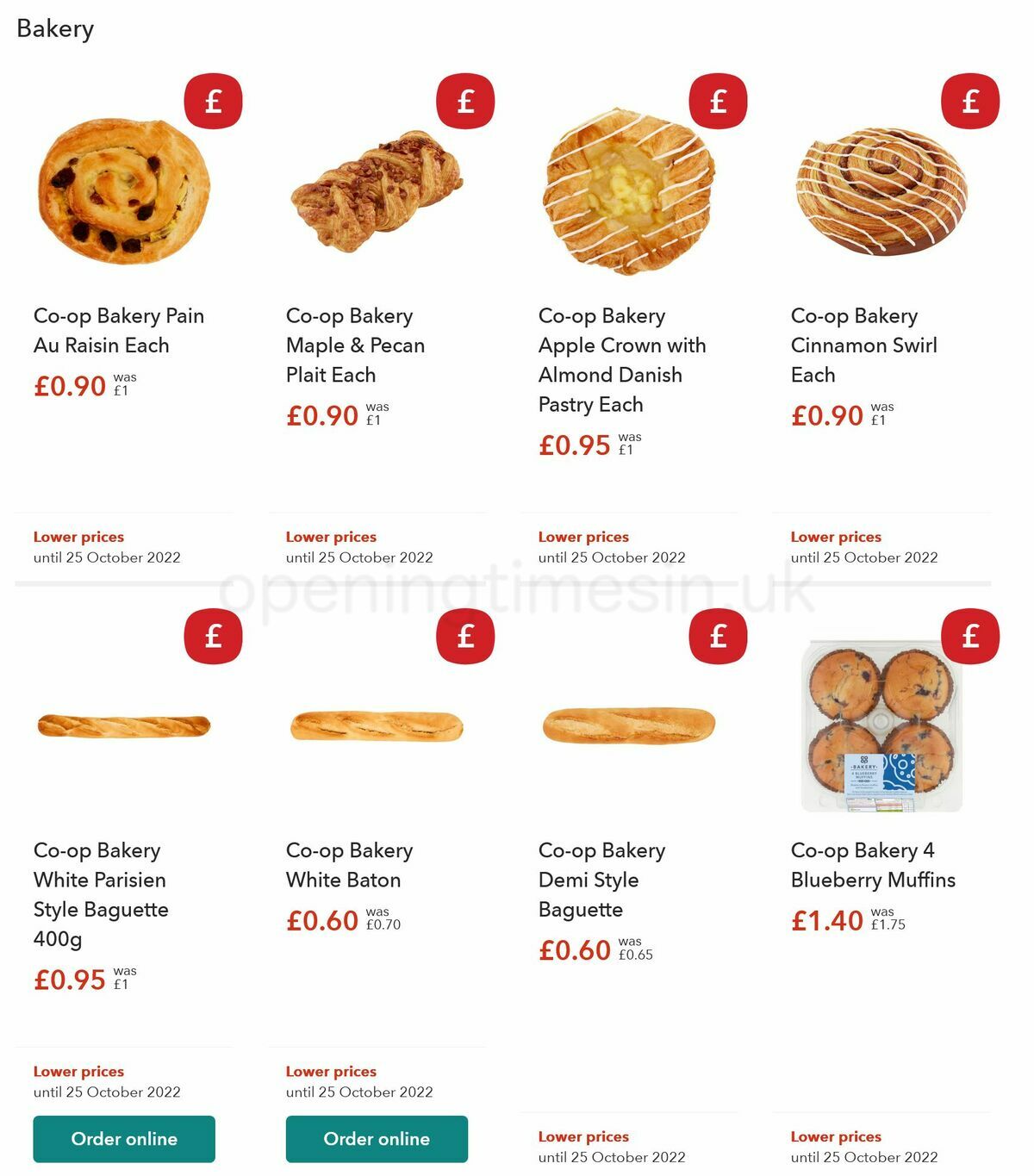 Co-op Food Offers from 11 October