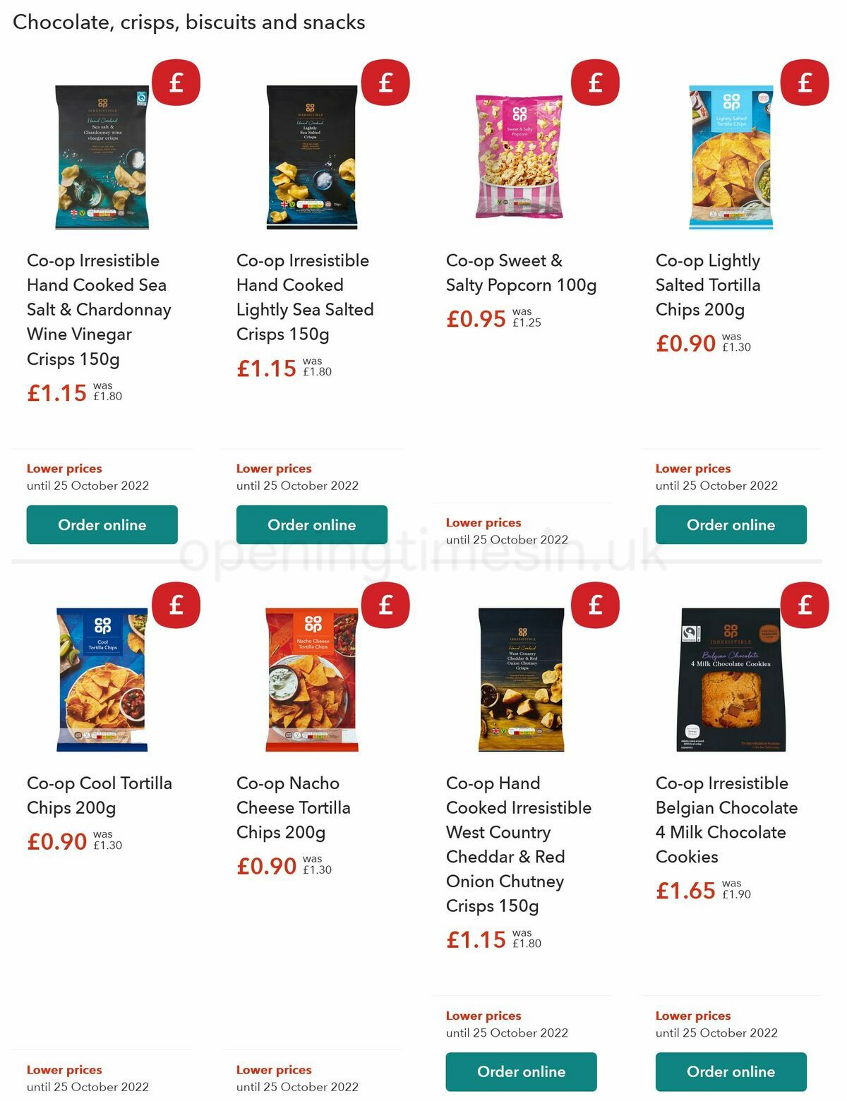 Co-op Food Offers from 11 October