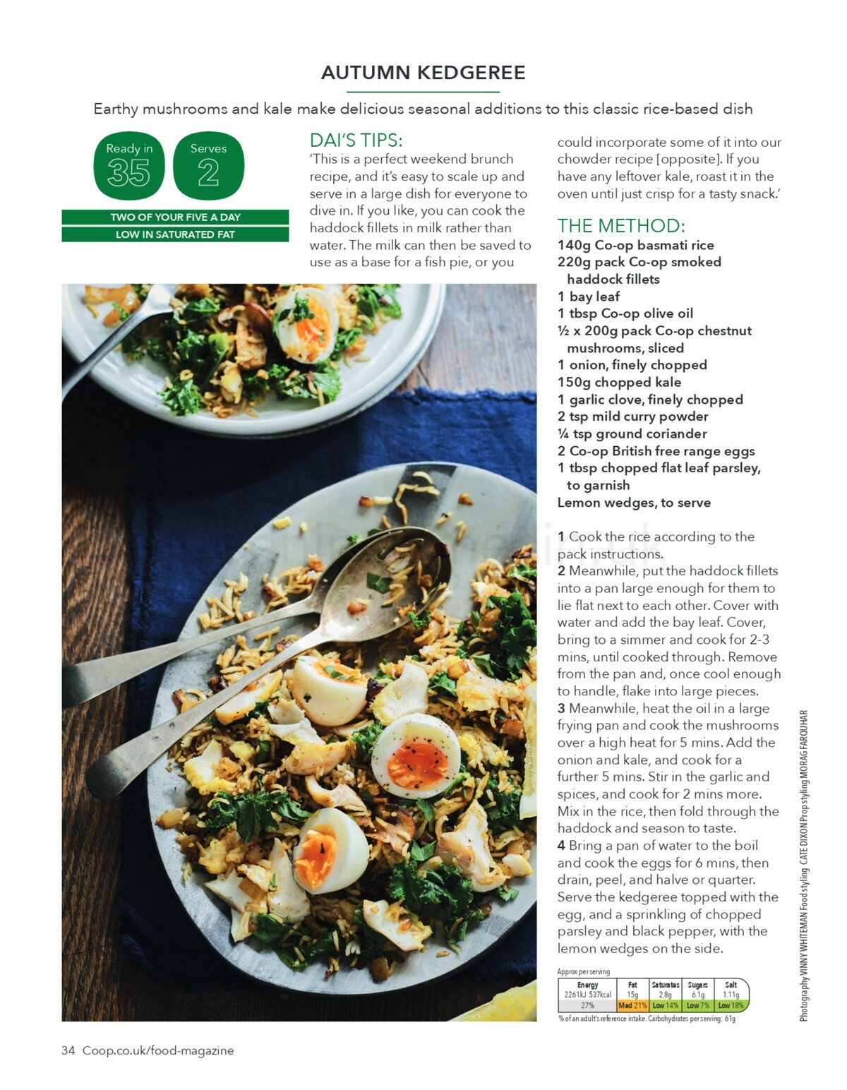 Co-op Food Food Magazine September/October Offers from 1 September