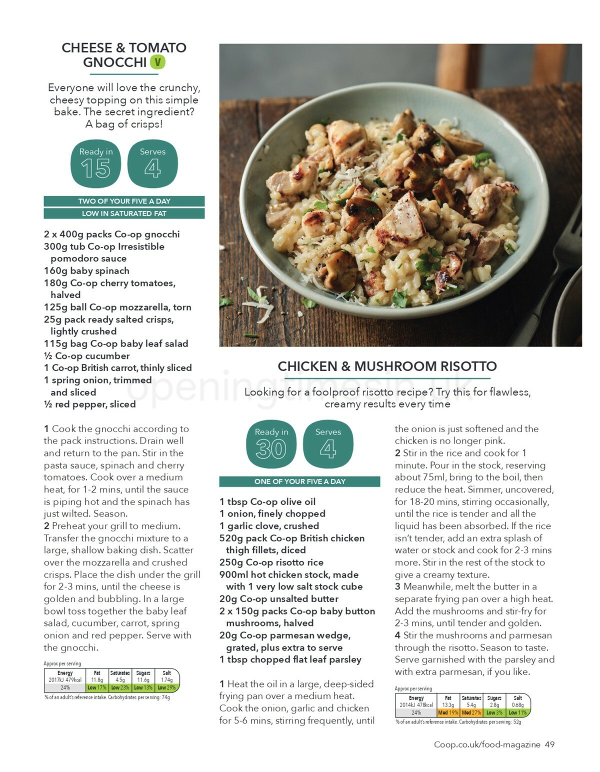 Co-op Food Food Magazine September/October Offers from 1 September