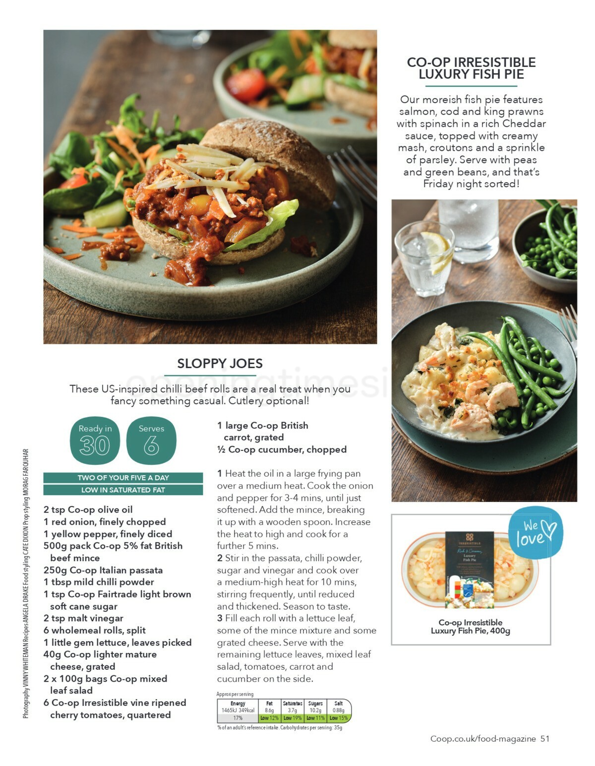 Co-op Food Food Magazine September/October Offers from 1 September