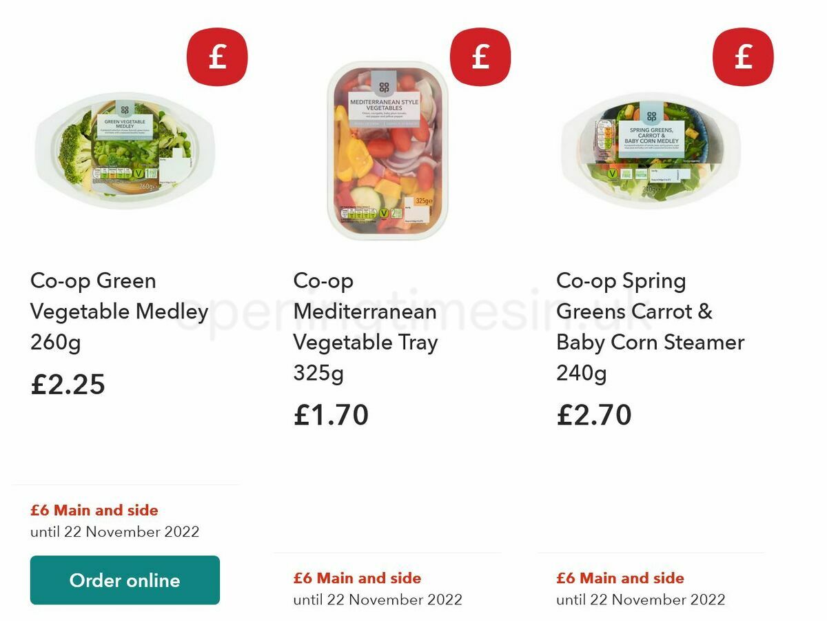 Co-op Food Offers from 22 October