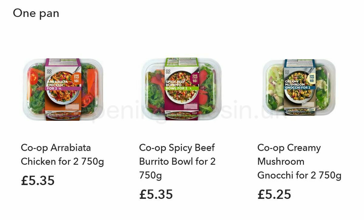 Co-op Food Offers from 22 October