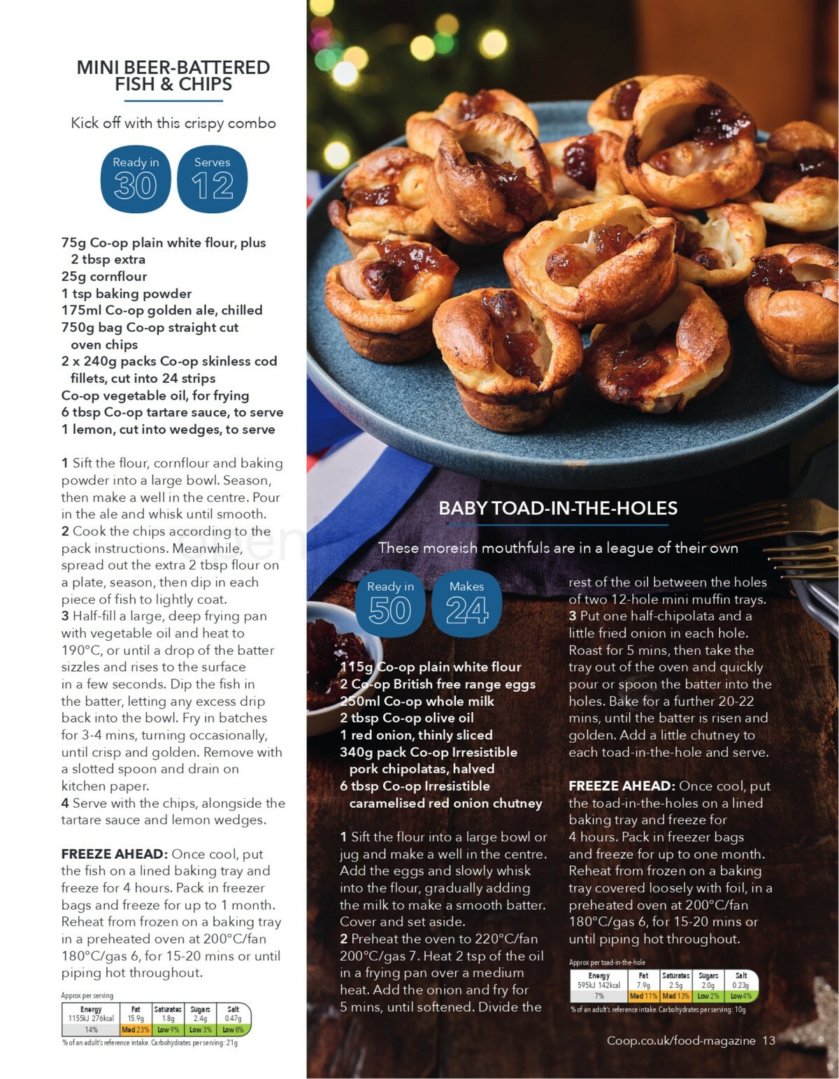 Co-op Food Magazine November/December Offers from 1 November