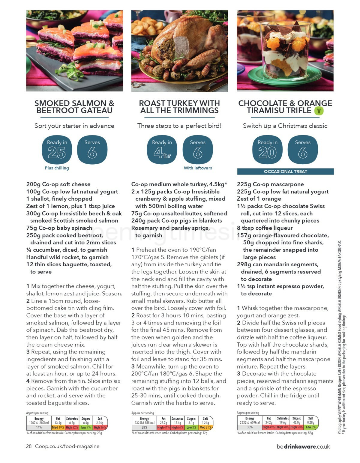 Co-op Food Magazine November/December Offers from 1 November