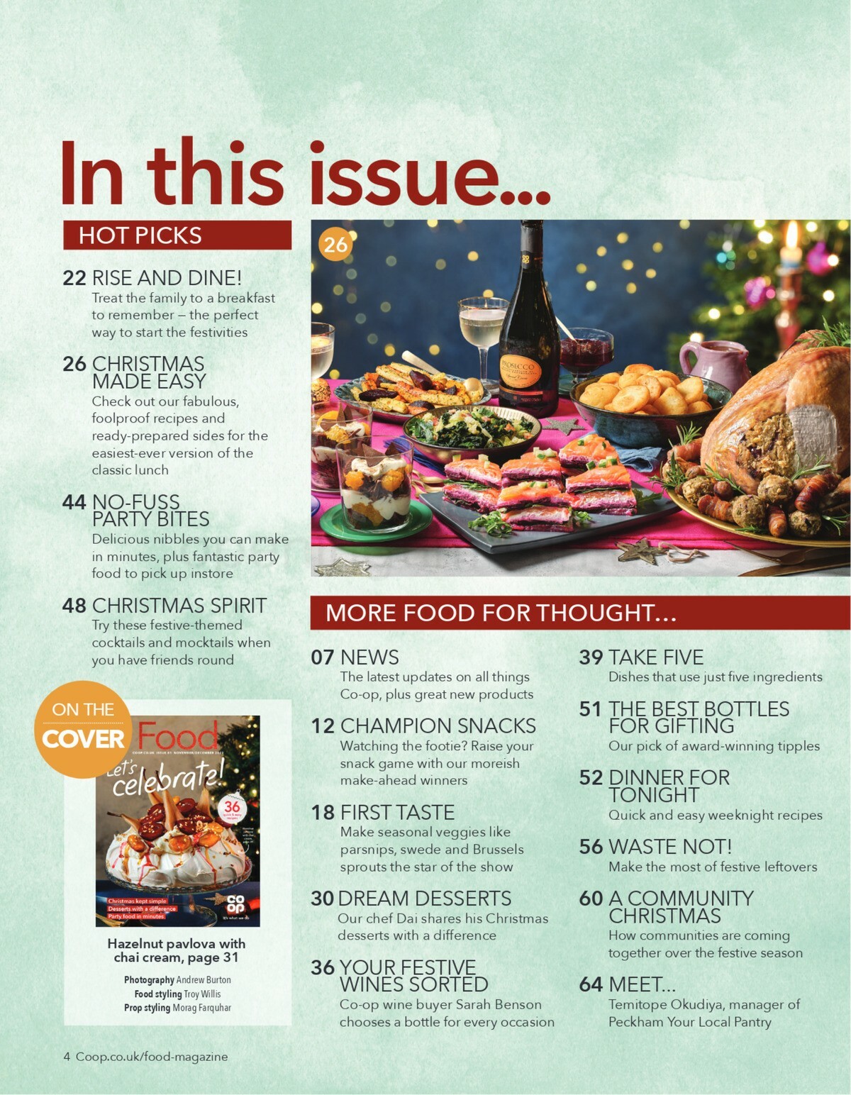 Co-op Food Magazine November/December Offers from 1 November