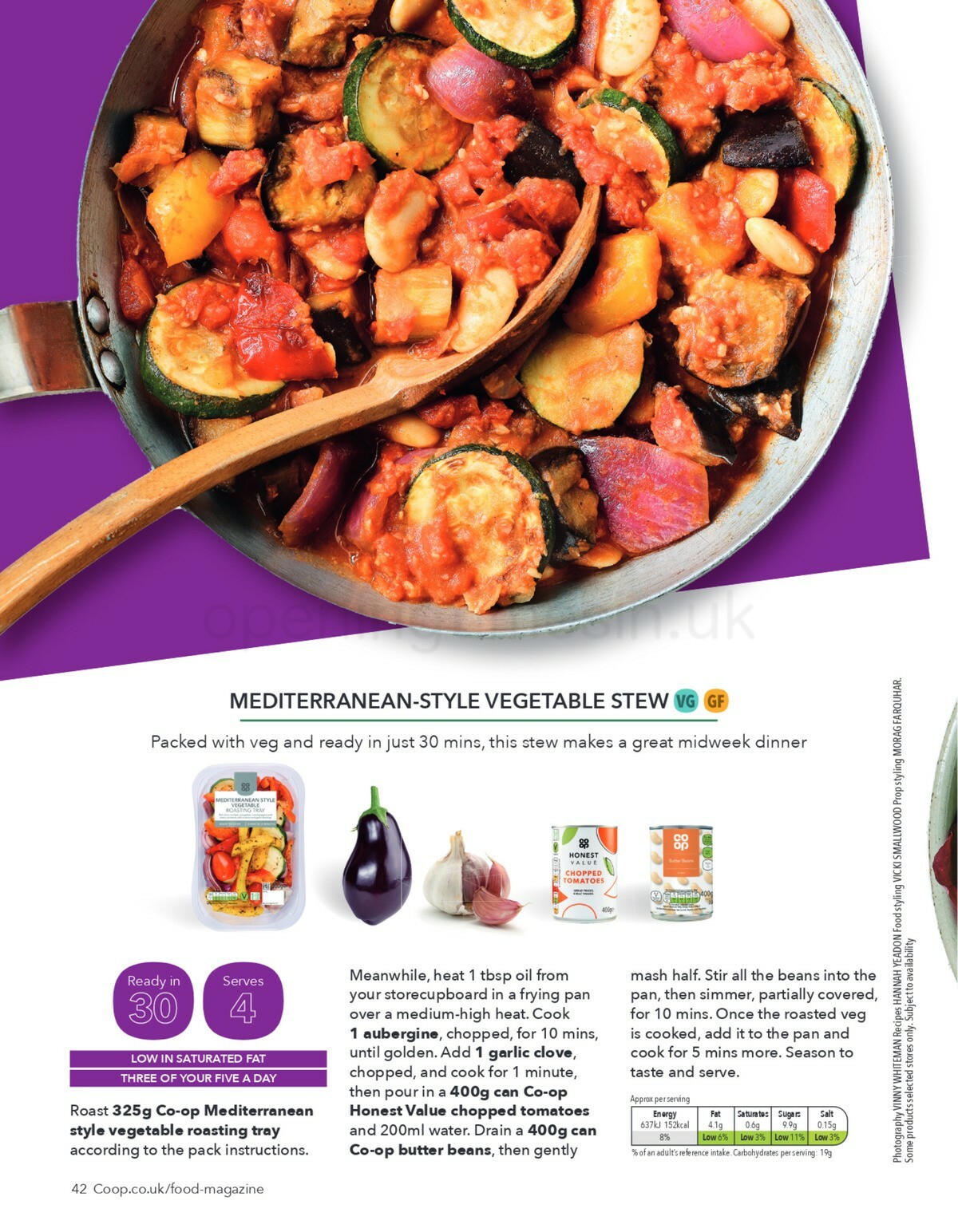 Co-op Food Magazine November/December Offers from 1 November