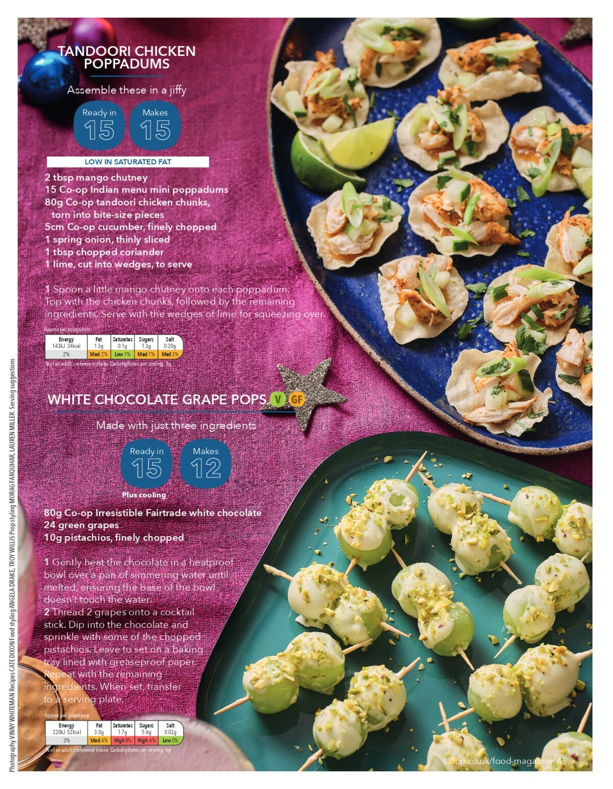 Co-op Food Magazine November/December Offers from 1 November