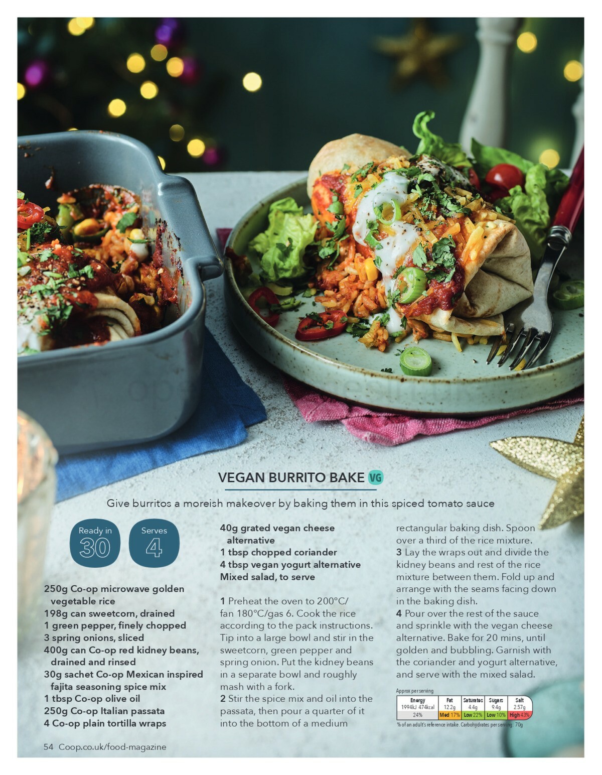 Co-op Food Magazine November/December Offers from 1 November