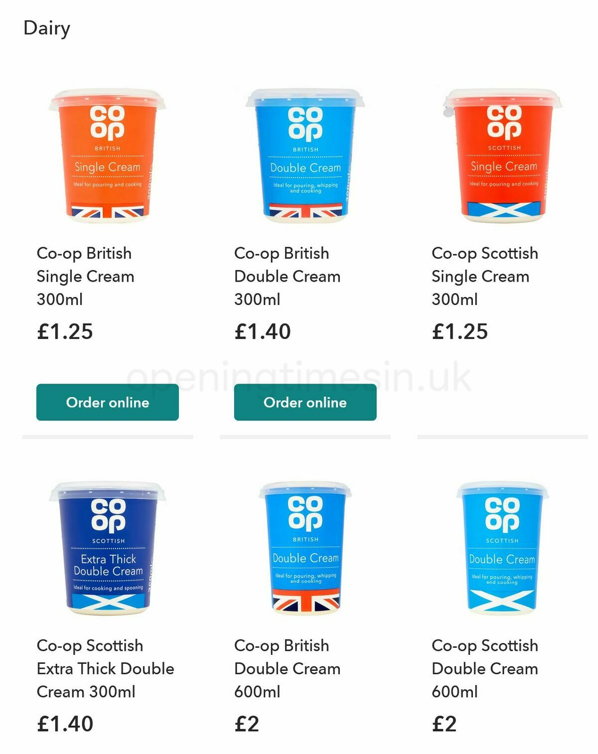 Co-op Food Offers from 10 January