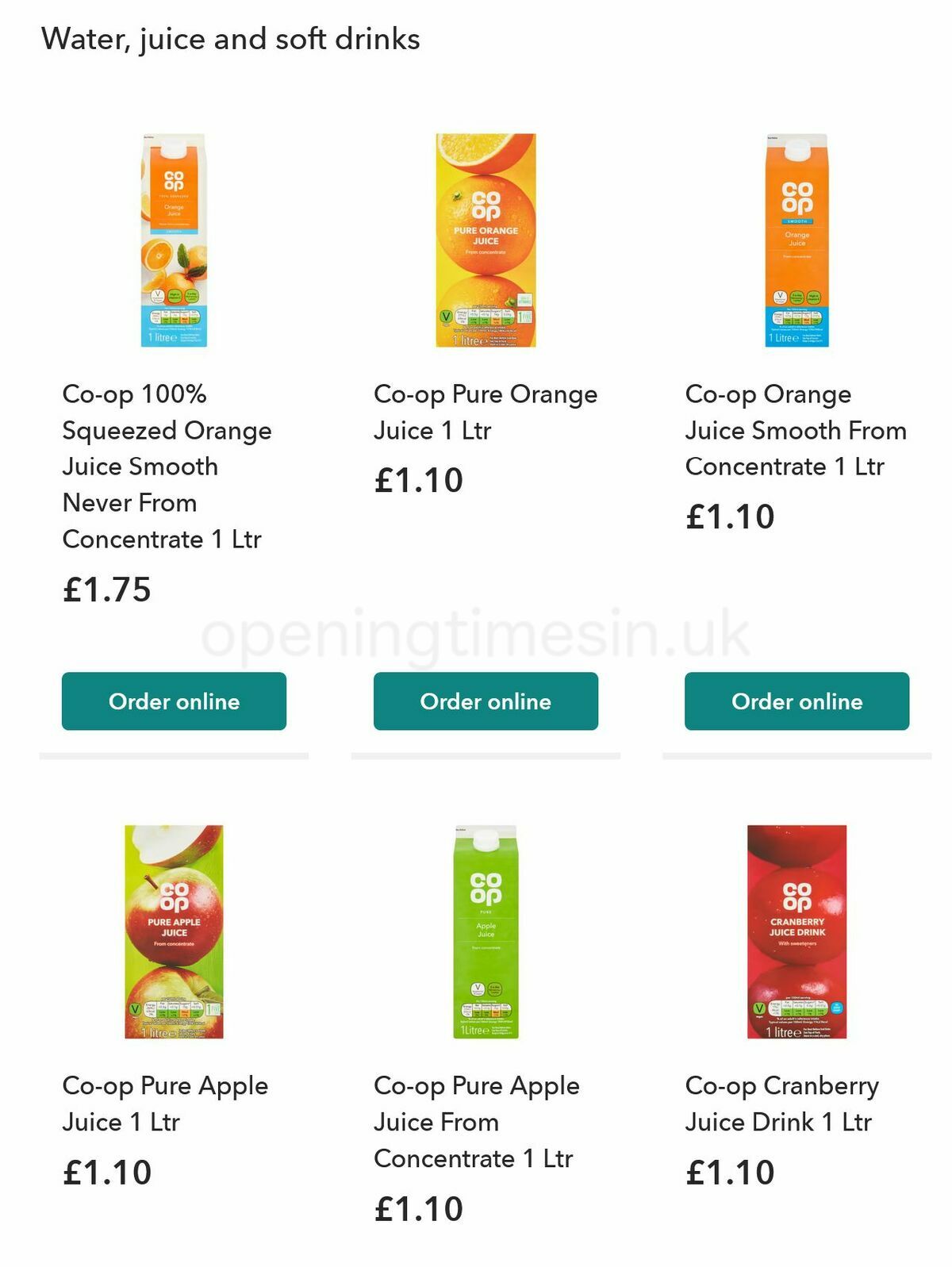 Co-op Food Offers from 10 January