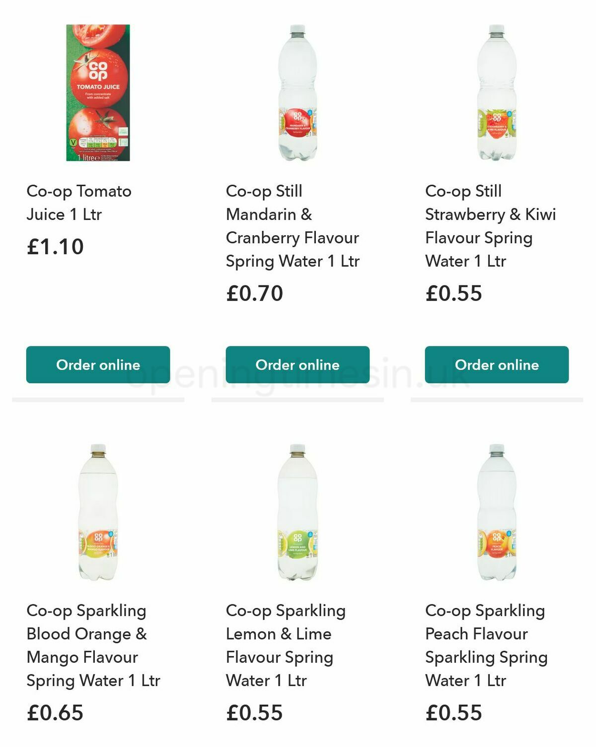 Co-op Food Offers from 10 January