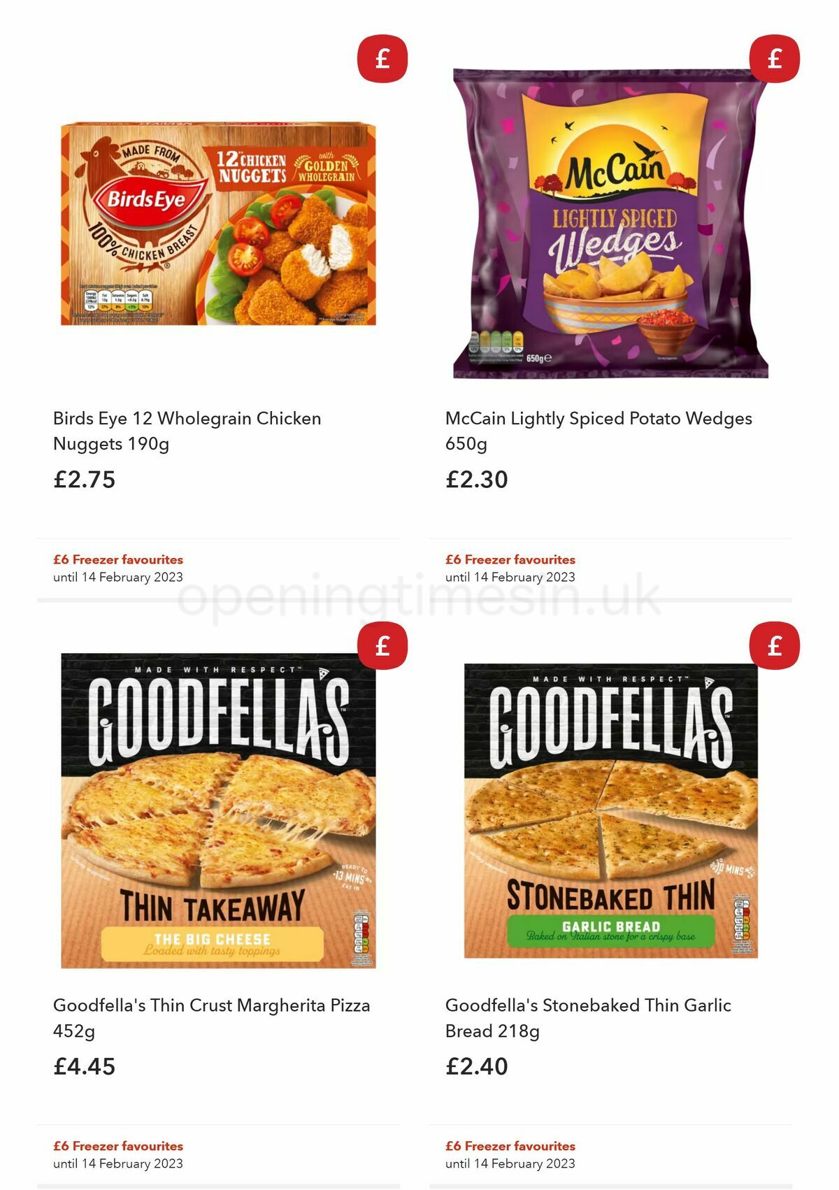 Co-op Food Offers from 25 January