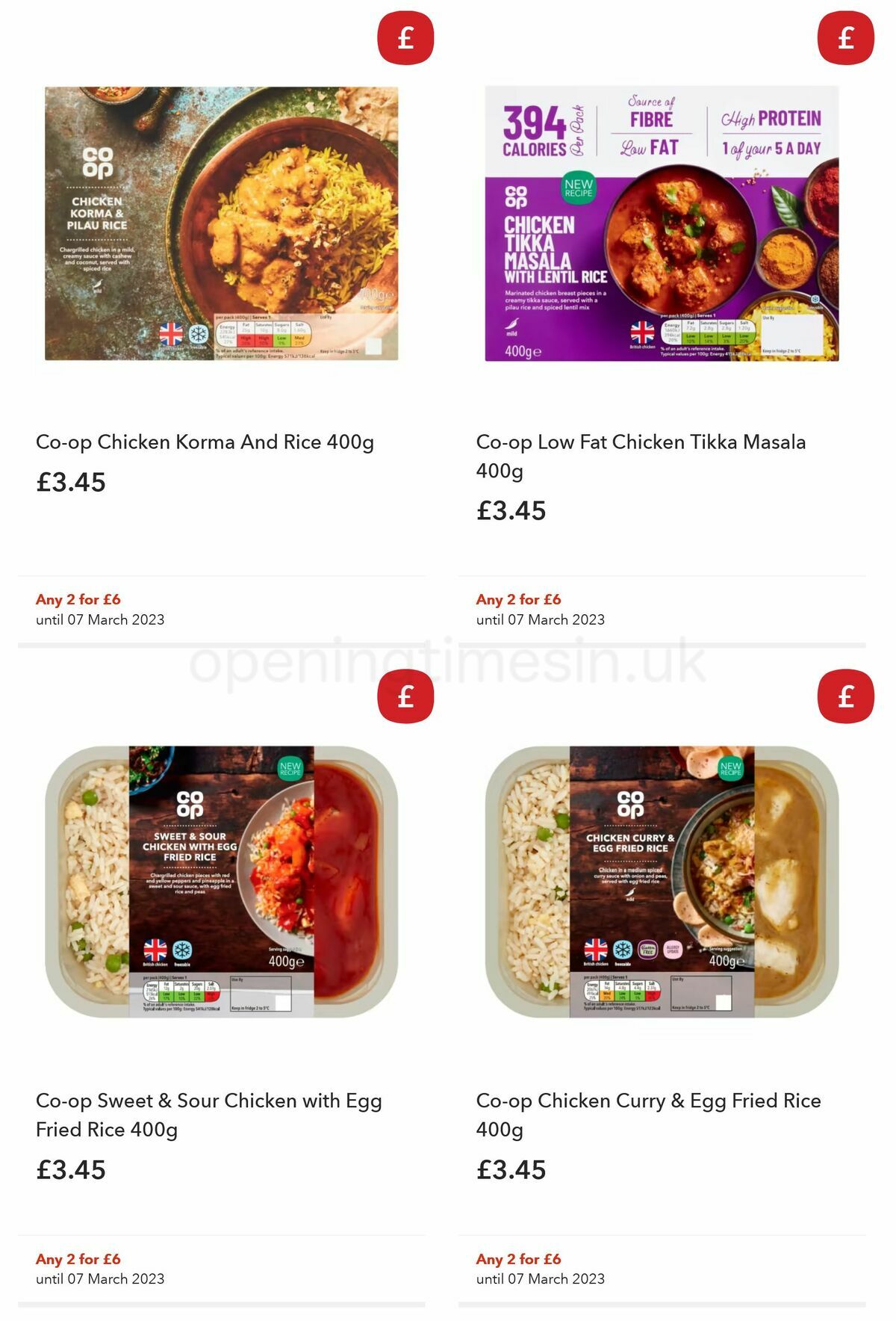Co-op Food Offers from 14 February