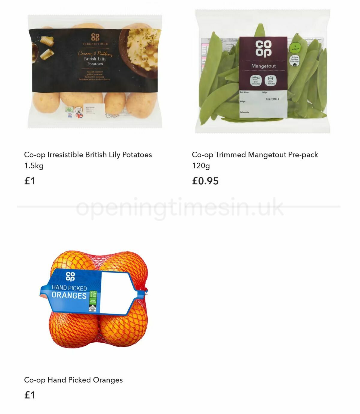 Co-op Food Offers from 14 February